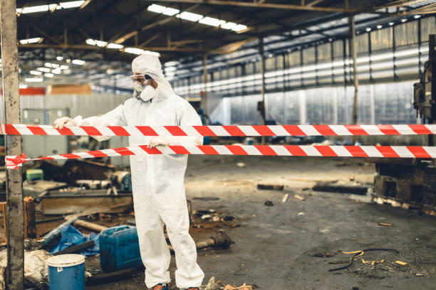 Professional Drug Lab Cleanup technician working in Ramona, CA